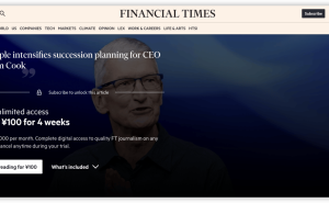 庫克卸任倒計時？蘋果新CEO人選浮現，交接計劃或已悄然啟動