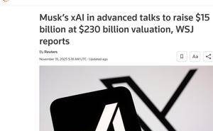 馬斯克xAI加速AI布局：擬融150億美元，估值飆升助力追趕行業(yè)巨頭