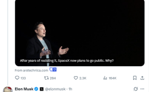 馬斯克社交媒體發(fā)聲，SpaceX或迎IPO，上市計(jì)劃引關(guān)注