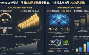 CoreWeave電話會：AI算力需求“永無止境”，668億美元訂單在手，利潤率目標25%-30%