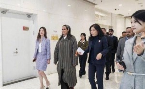 卡塔爾瑪雅莎公主京東美術(shù)館之行 章澤天許冉陪同 共繪藝術(shù)交流新篇