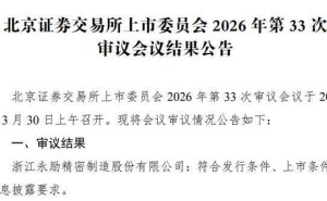 永勵(lì)精密北交所過(guò)會(huì)背后：首季業(yè)績(jī)預(yù)降 創(chuàng)始人妹夫鄔建樹身家590億