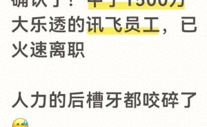科大訊飛一員工喜獲1500萬大獎后辭職 網(wǎng)友熱議：大獎面前該如何抉擇？