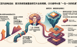 亞馬遜Q1財報亮眼：AWS訂單積壓3640億，自研芯片年入或達500億，AI成核心驅動力